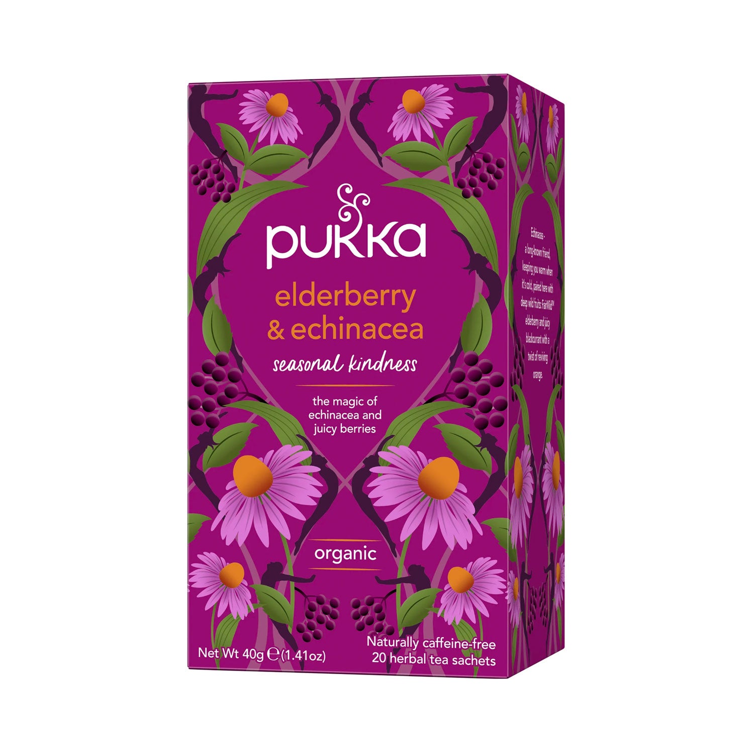 Billede af Pukka Elderberry & Echinacea te te organic - 20 stk - brev te