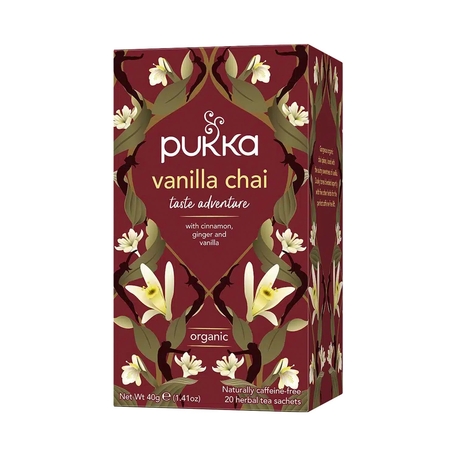 Se Pukka Chai vanilla organic - 20 stk - brev te hos Teago.dk