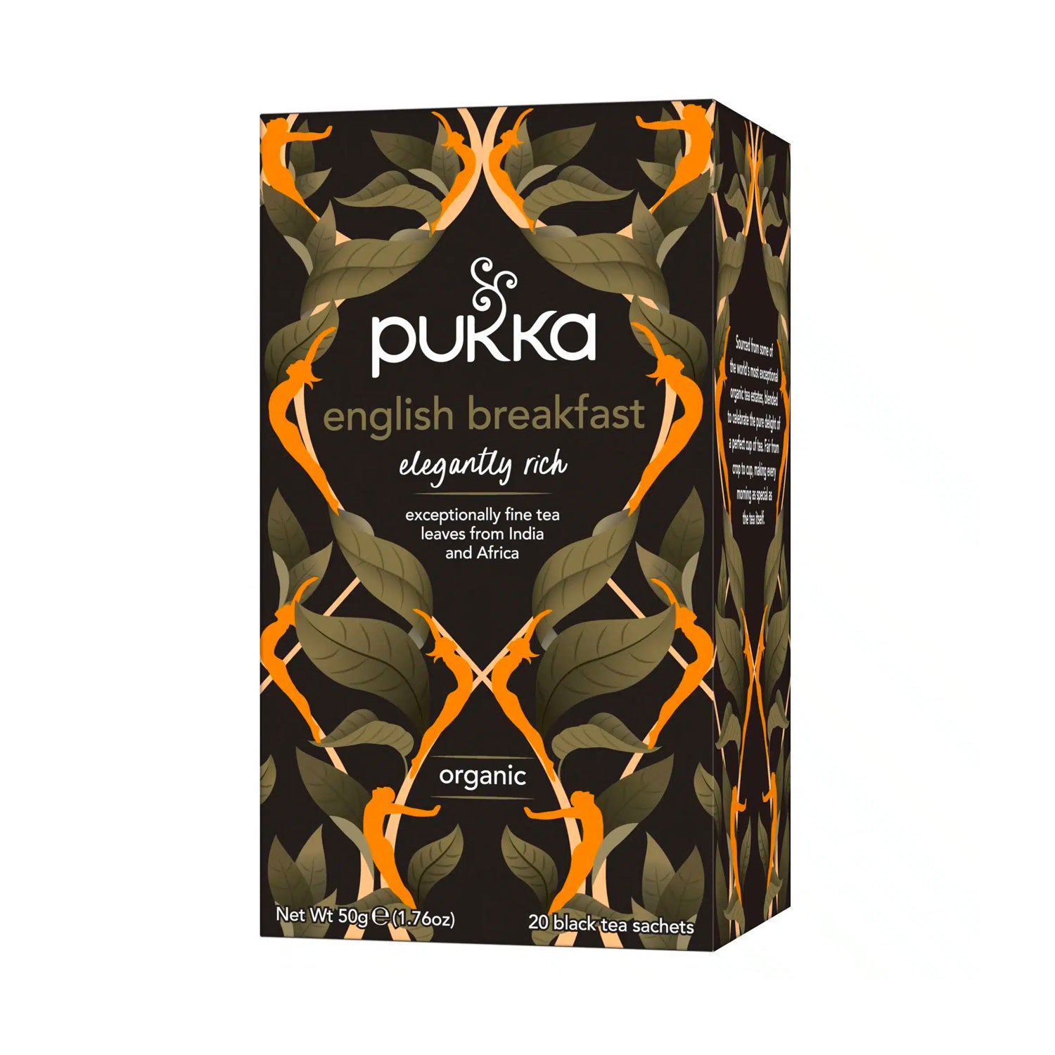 Se Pukka English breakfast te te organic - 20 stk - brev te hos Teago.dk