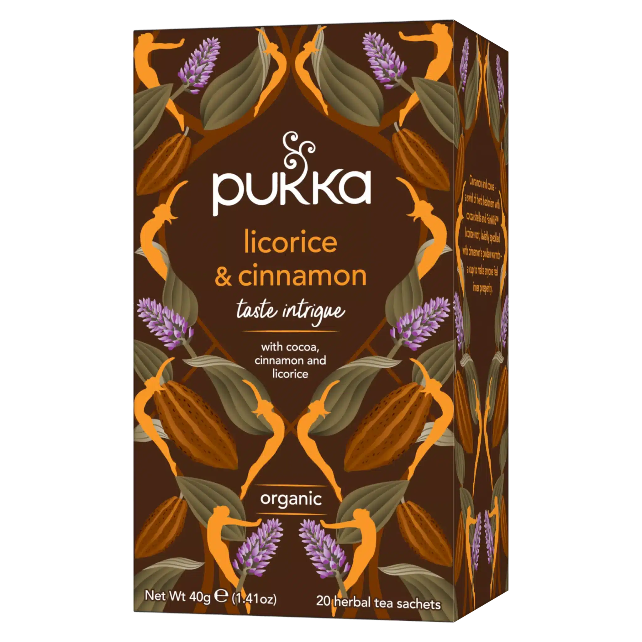 Se Pukka Licorice & cinnamon te organic - 20 stk - brev te hos Teago.dk