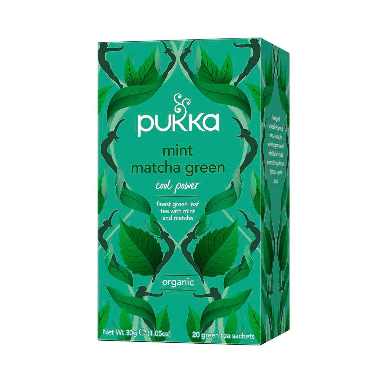 Se Pukka Mint matcha green organic - 20 stk - brev te hos Teago.dk