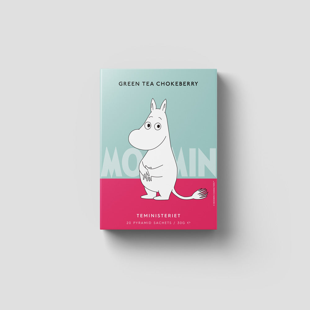 Se Moomin Green Tea Chokeberries - 20 stk - brev te hos Teago.dk