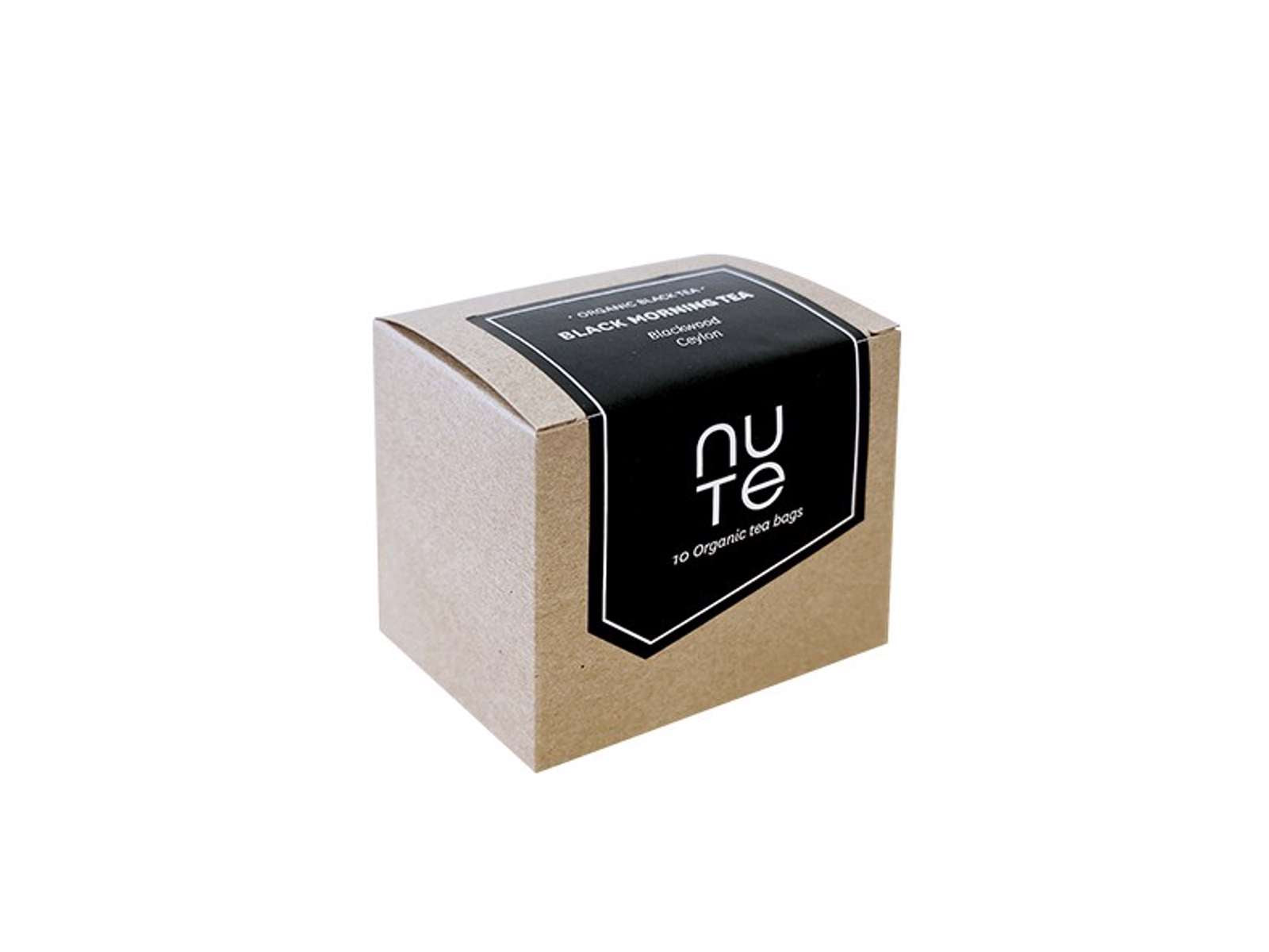 Billede af NUTE Black morning Tea Organic - 10 stk - Brev te