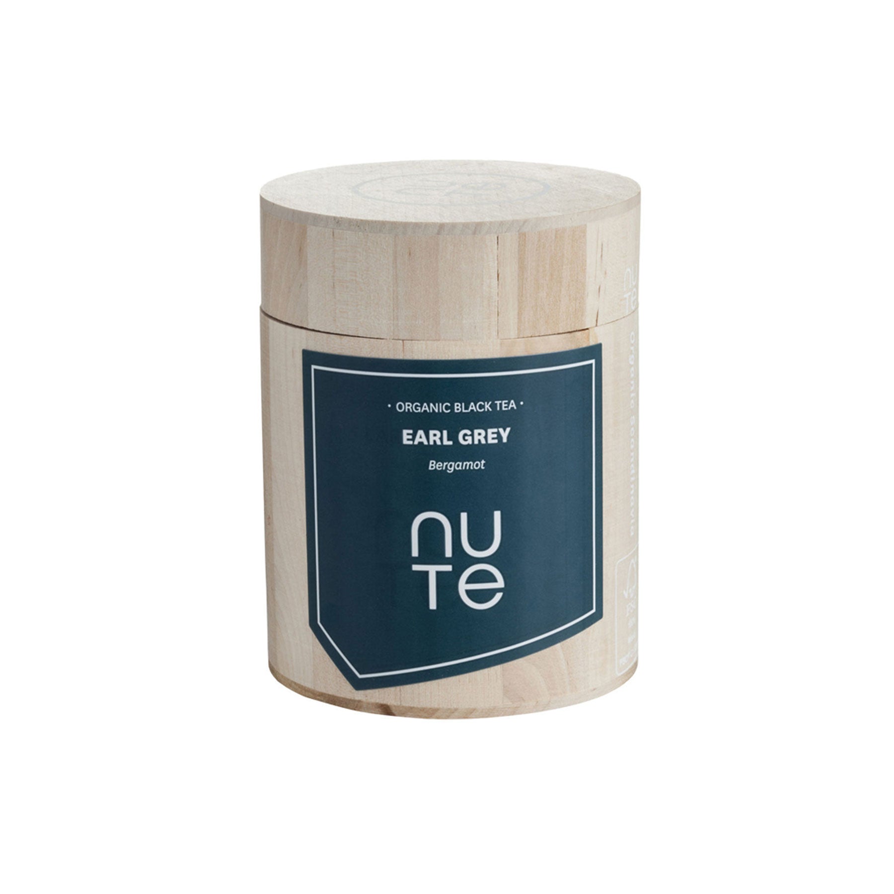 Se NUTE Earl Grey Organic - 100g - dåse hos Teago.dk