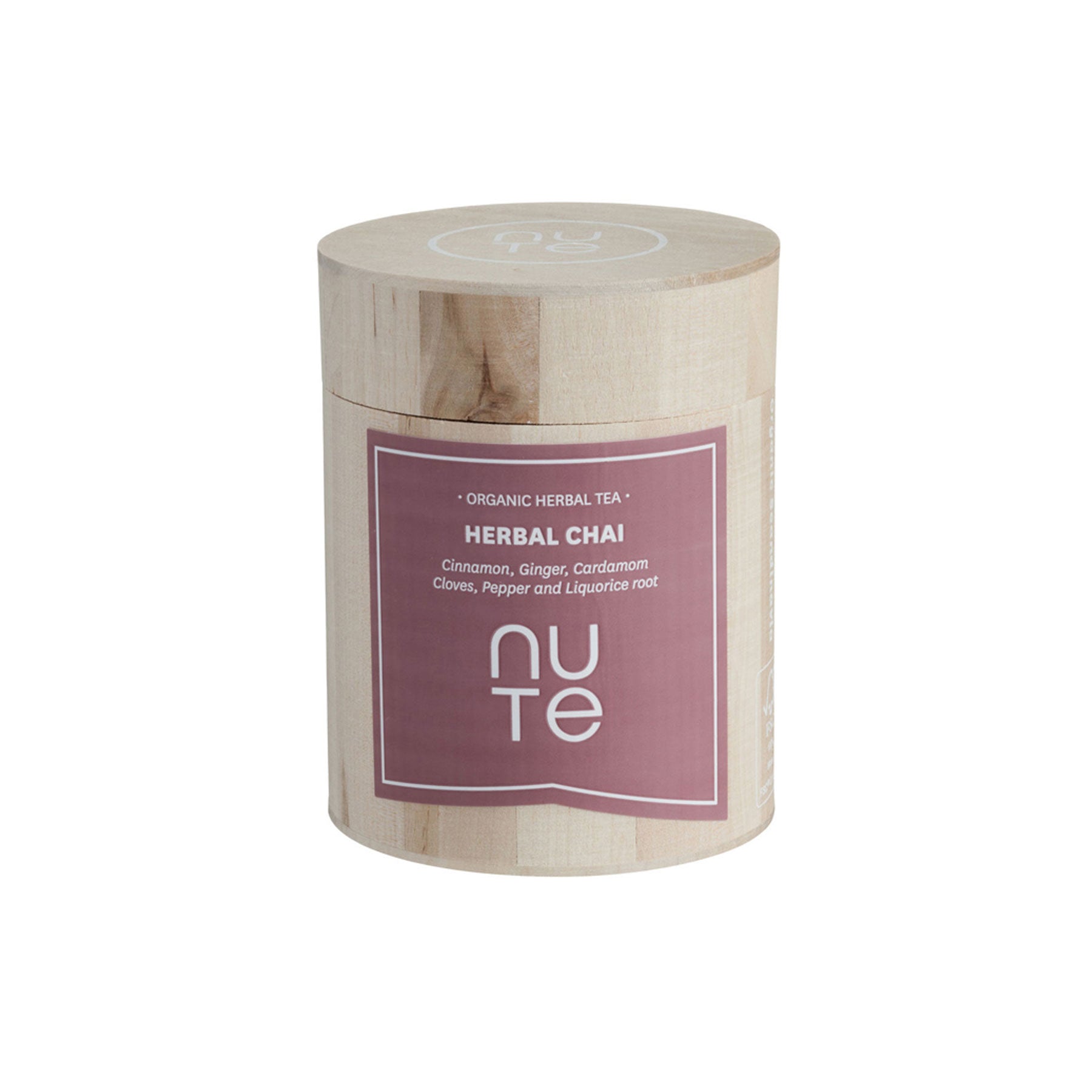 Billede af NUTE Herbal Chai Organic - 100g - dåse