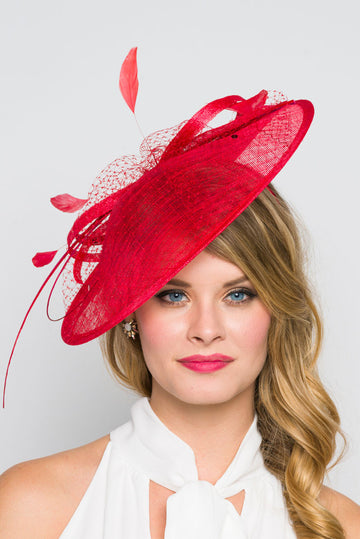 red hats and fascinators