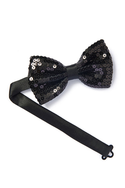 Men's Sequin Bow Tie - Black – Pippa & Pearl