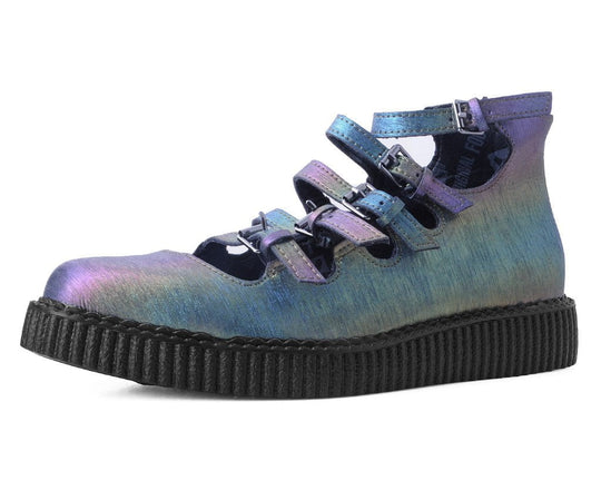 Red Oil Slick Multi-Strap Mary Jane – T.U.K. Footwear Outlet