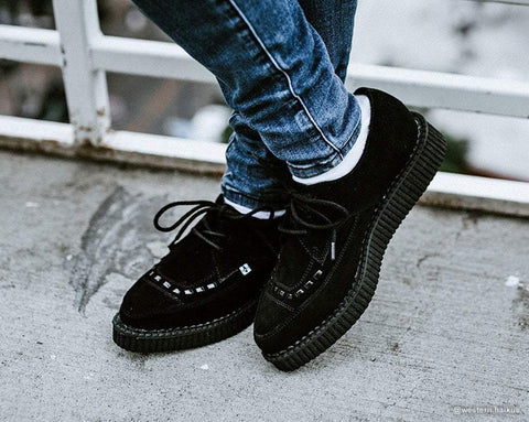 mens suede creepers