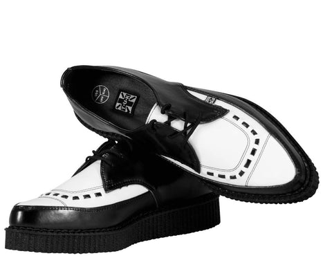 white creepers shoes