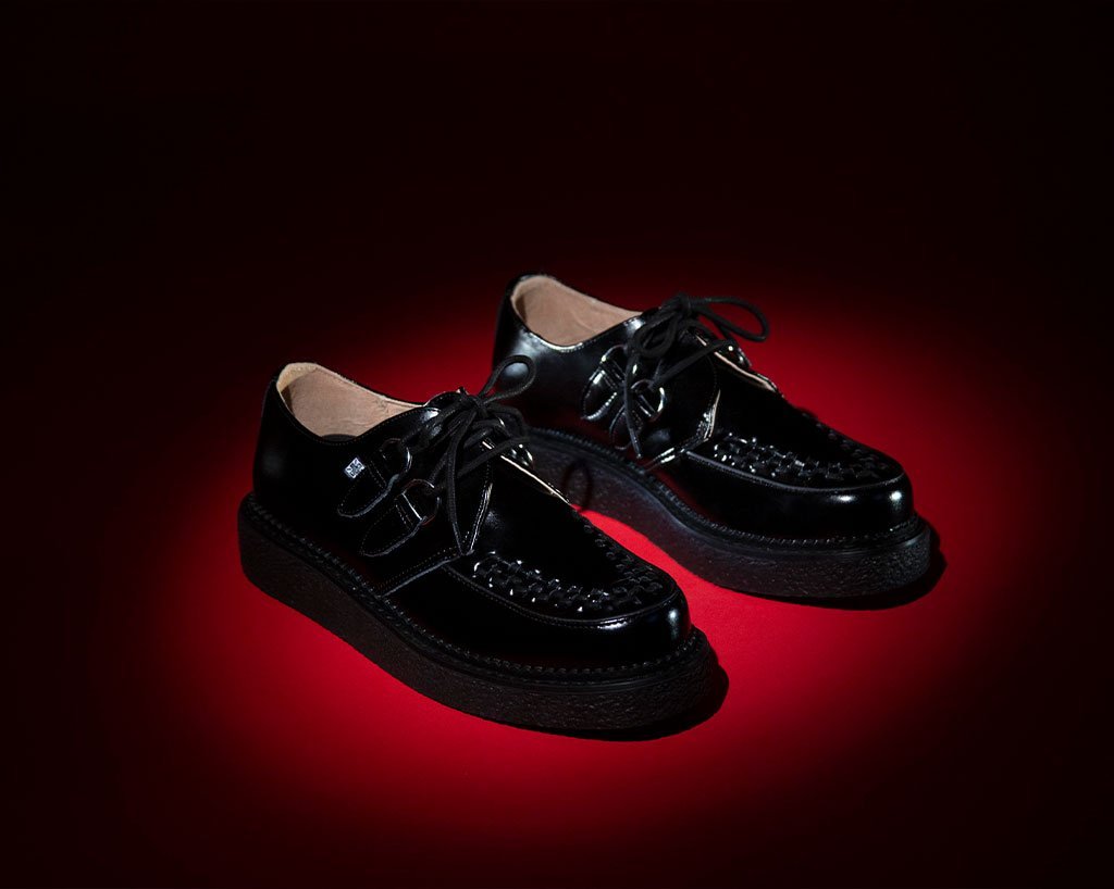 Black Leather 1970 Original Creeper