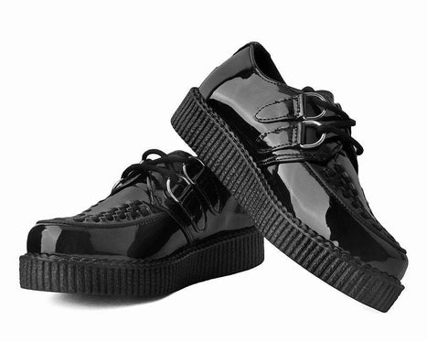 patent leather creepers