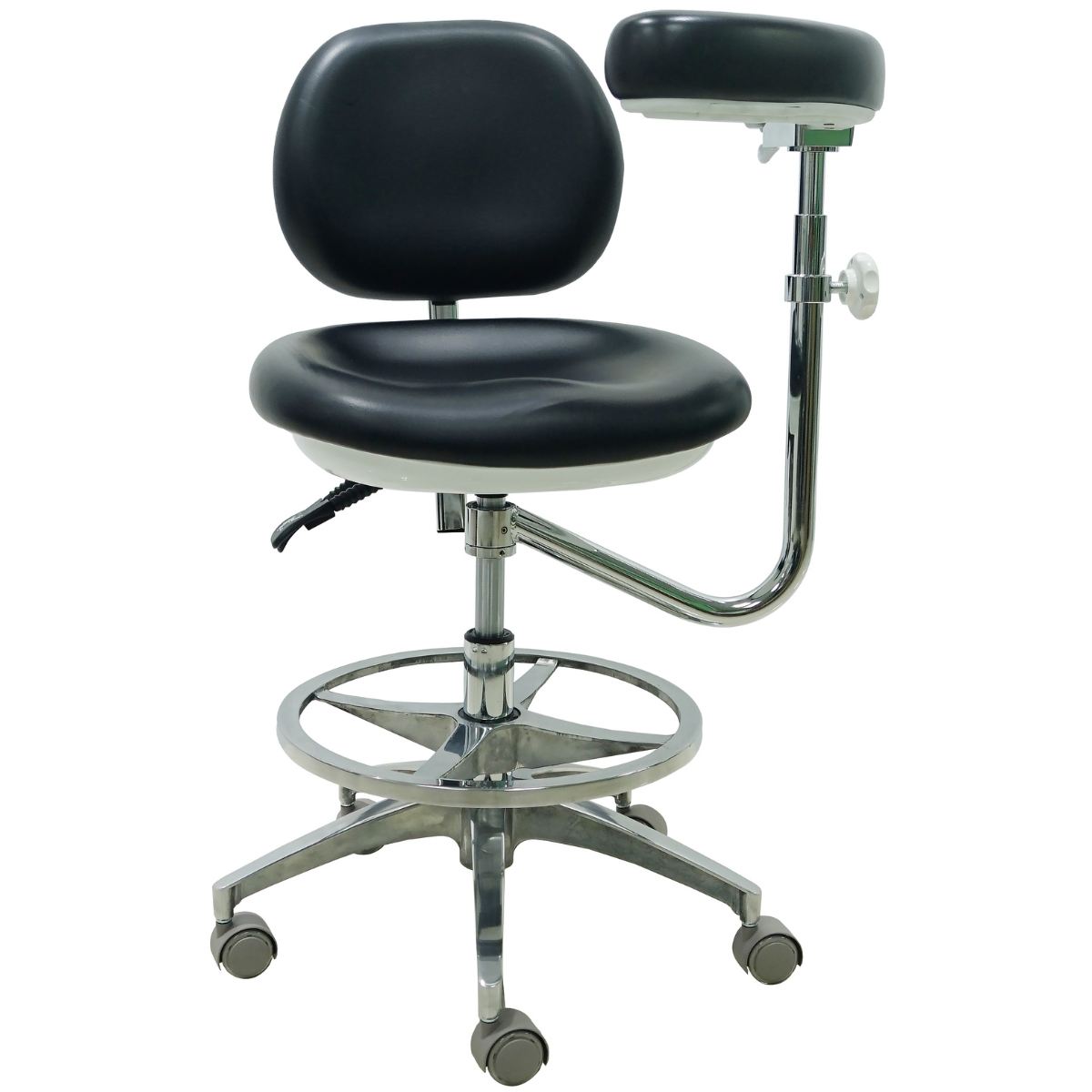 Sit Healthier Ergonomic Surgeon Chair with Footrest for Precision Surgical and Dental Work