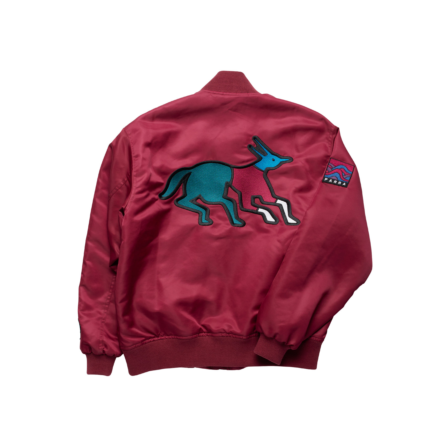 By Parra Stacked Pets Varsity Jacket | Off The Hook