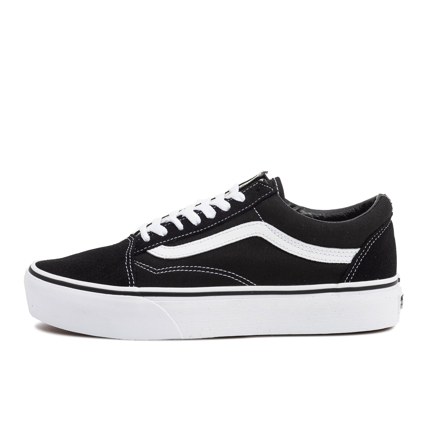 platform old skool vans black