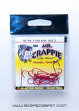 MR. CRAPPIE WALLY MARSHALL CAM-ACTION HOOKS  CODE RED sku002