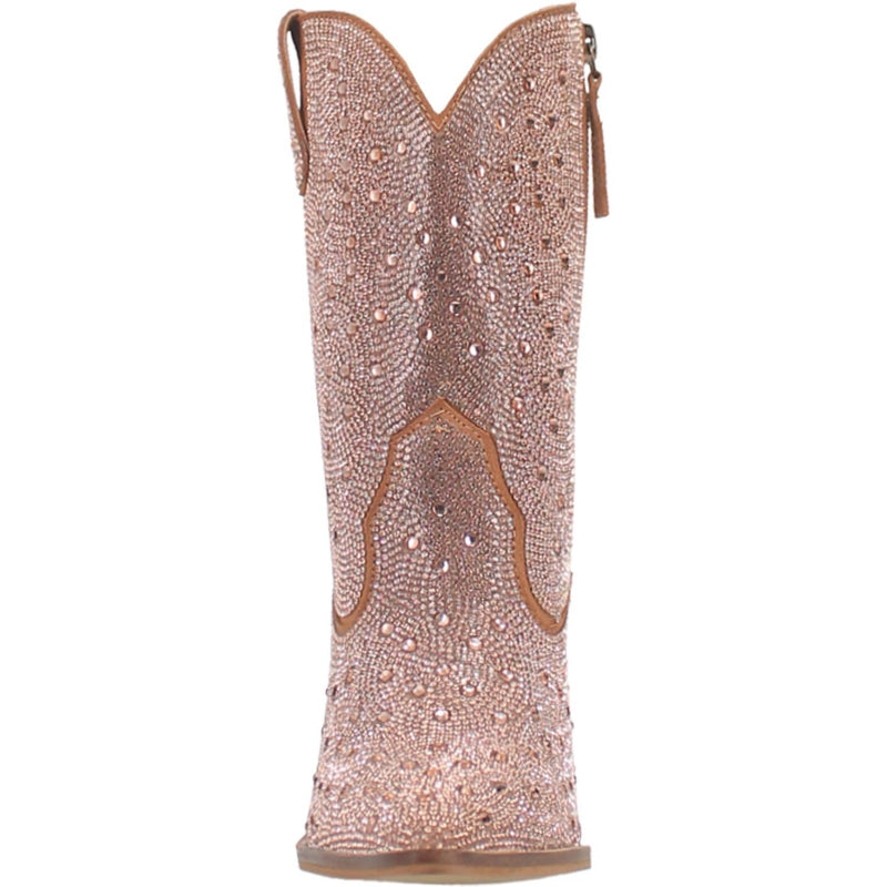Online Exclusive | Dingo | Neon Moon Cowgirl Leather Bootie in Rose Gold **PREORDER
