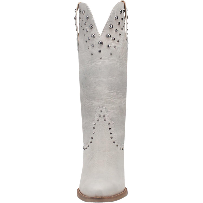 Online Exclusive | Dingo | Talkin Rodeo Leather Cowboy Boots in Off White **PREORDER