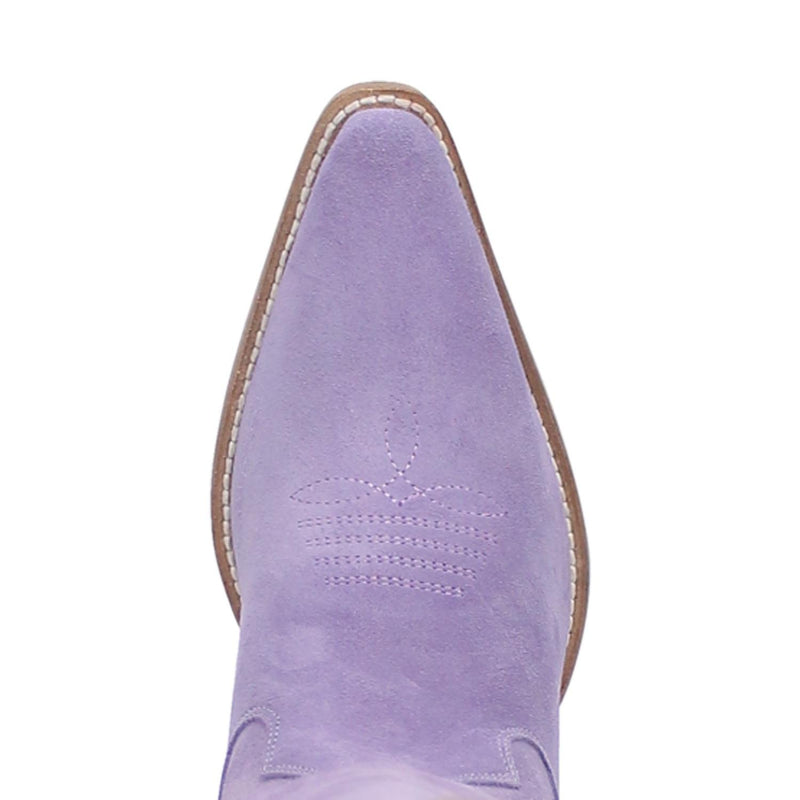 Online Exclusive | Dingo | Thunder Road Suede Leather Cowboy Boots in Periwinkle **PREORDER
