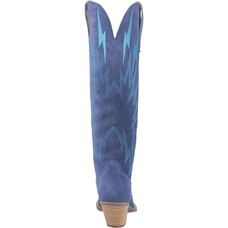 Online Exclusive | Dingo | Thunder Road Suede Leather Cowboy Boots in Blue **PREORDER