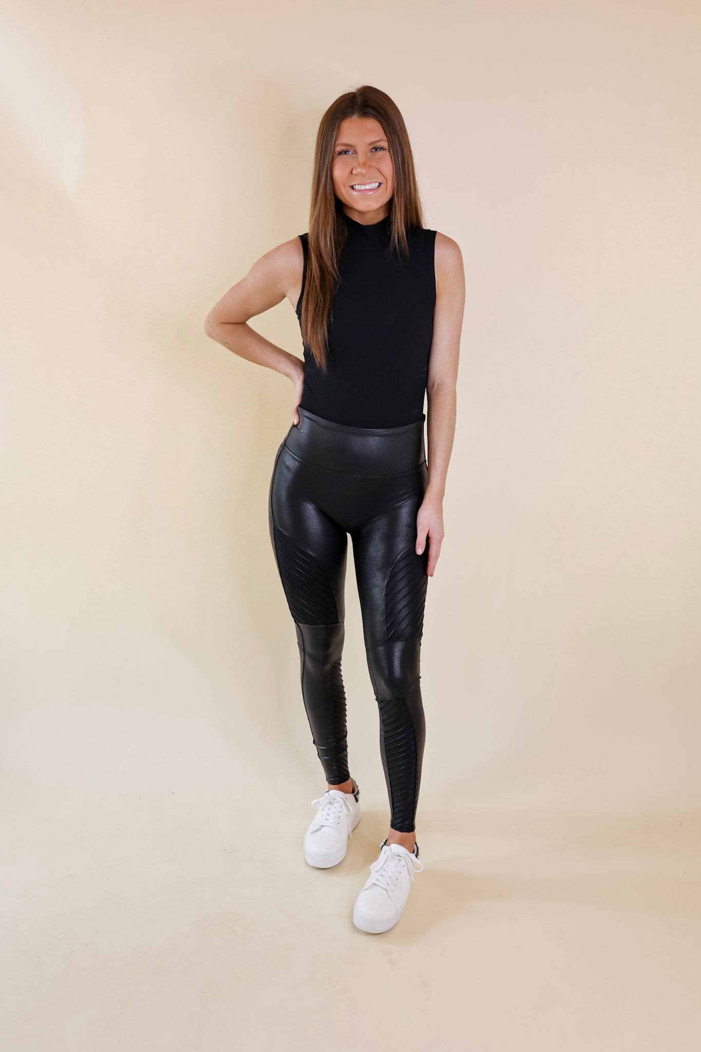 Spanx Faux Patent Leather Legging Black – 306 Forbes Boutique