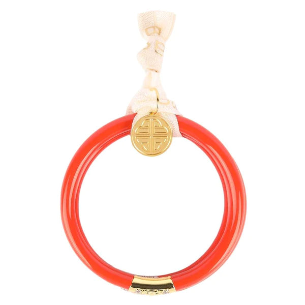 BuDhaGirl | Set of Three | Three Kings All Weather Bangles in Coral