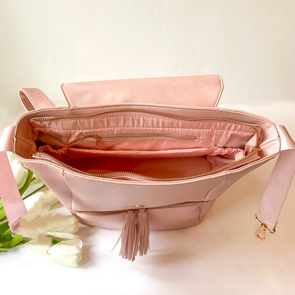 Hollis | Diaper Bag in Blush