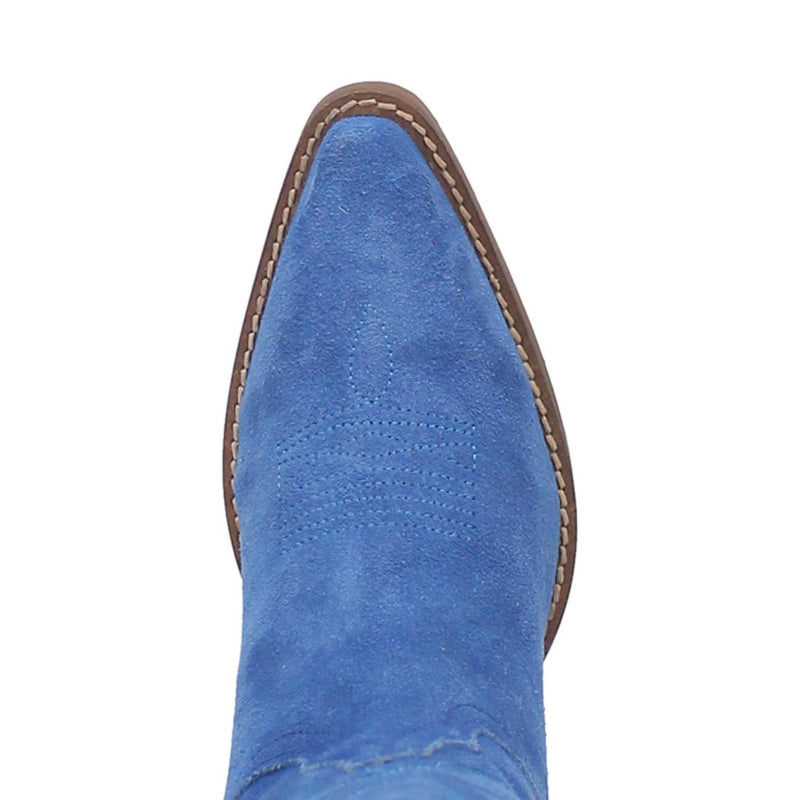 Dingo | Out West Suede Cowboy Boots in Blue  **PREORDER