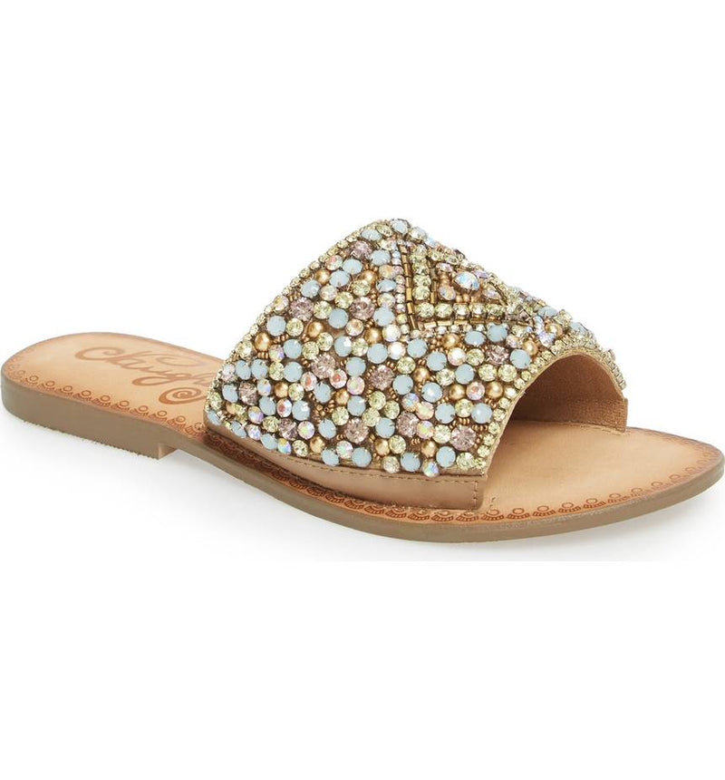 Naughty Monkey Embellished Sparkly Sandals