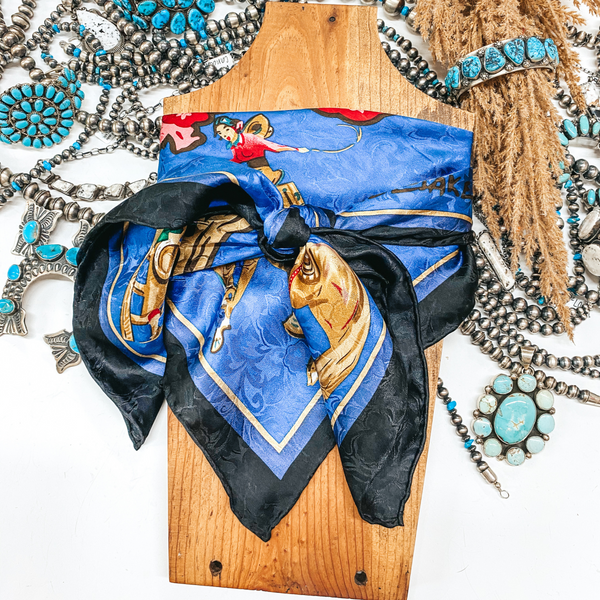 LTD Edition | Rodeo Girls Wild Rag in Blue