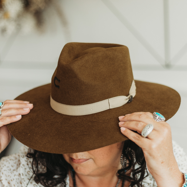 Charlie 1 Horse | Highway Wool Felt Hat in Acorn