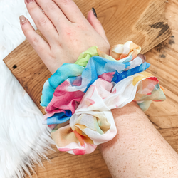 Buy 3 for $10 | Watercolor Scrunchies