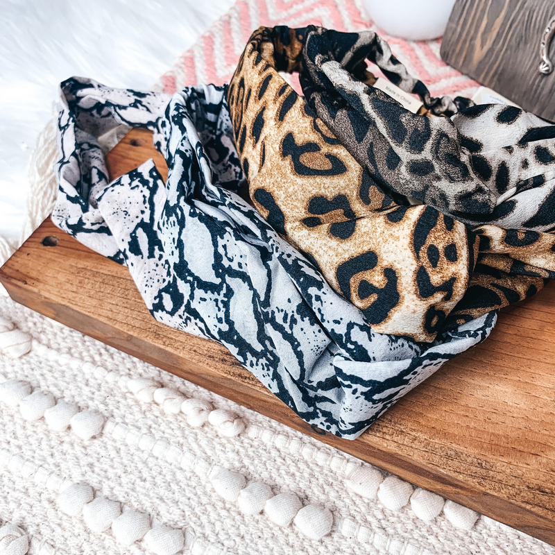 Buy 3 for $10 | Elastic Animal Print Headbands