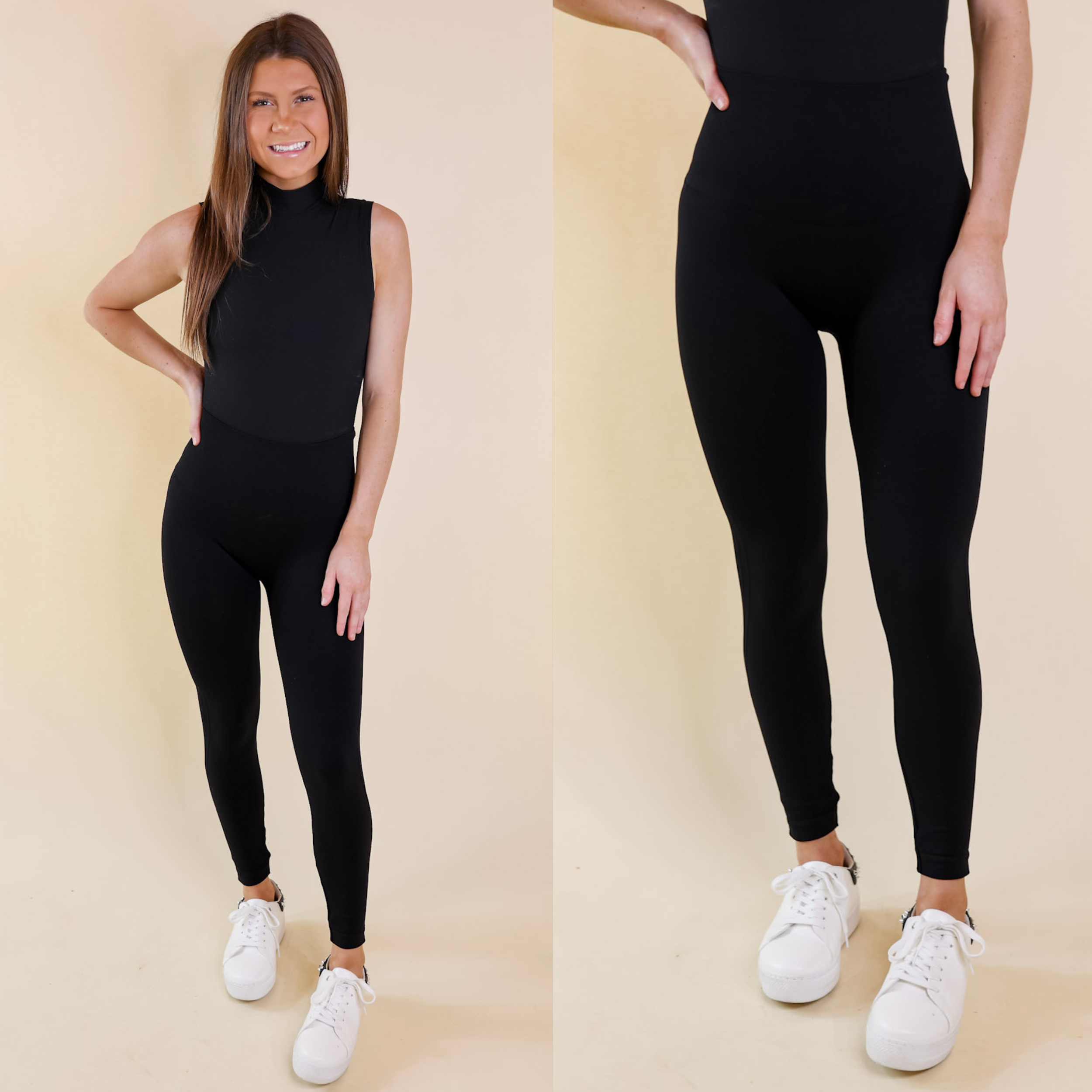 Basic Capri in Black Shapewear Leggings by Lyssé® Leggings