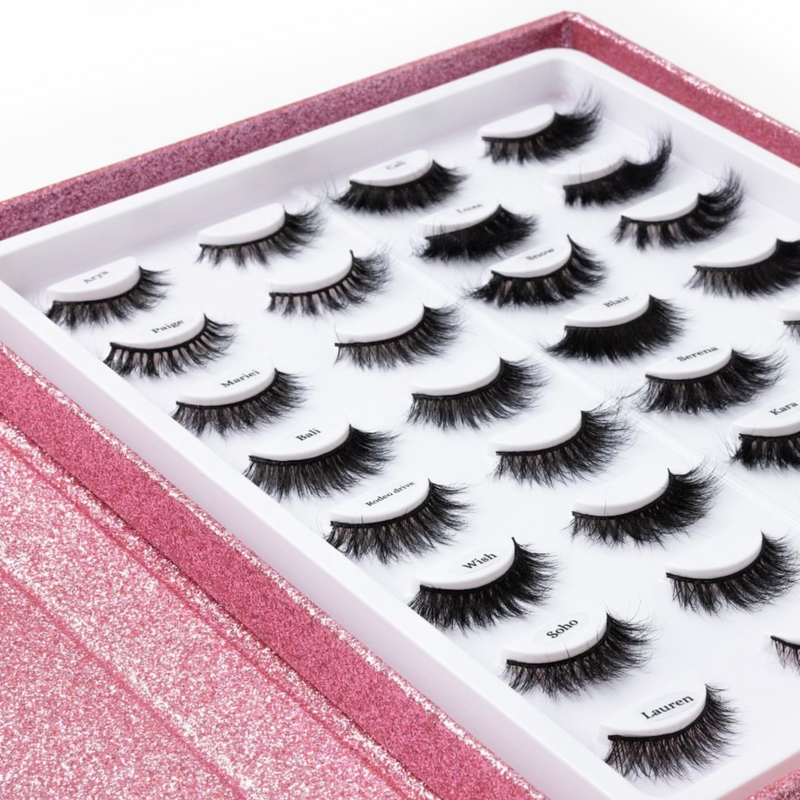 Reign Lashes | 16 Pair False Eyelash Book