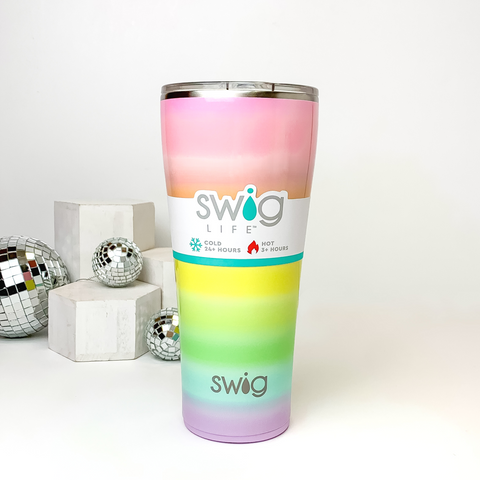  Swig Life Reusable Straws Hey Boo + Pink Glitter Tall Straw Set  & Cleaning Brush, Each Straw is 10.25 inch Long (Fits Swig Life 20oz  Tumblers, 22oz Tumblers, and 32oz Tumblers) 