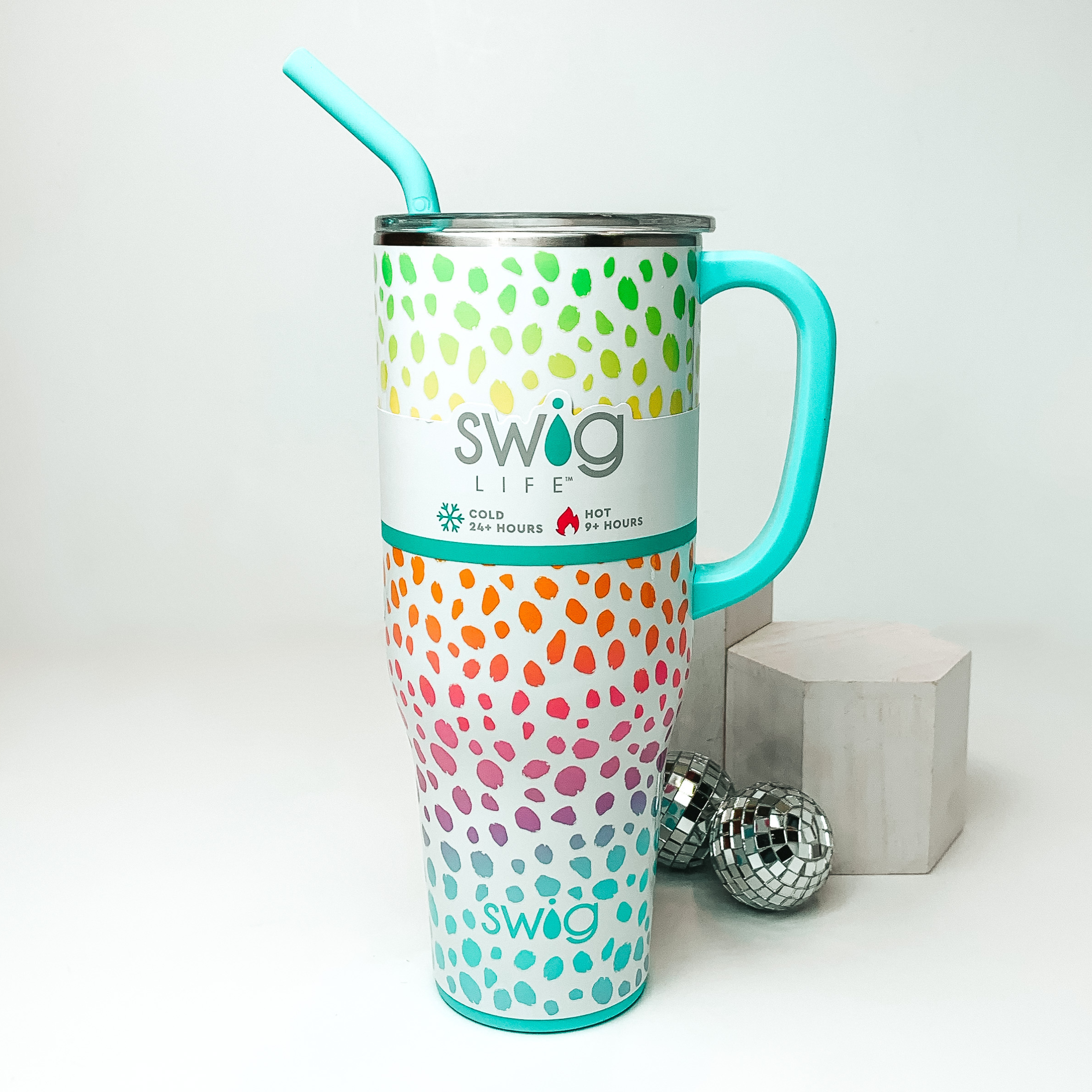 Swig 40 oz. Mega Mug Tumbler with Straw - Confetti – Marietta