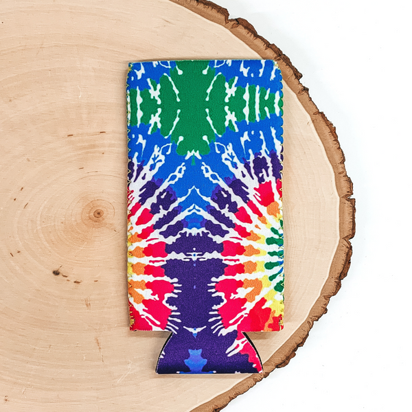 Buy 3 for $10 | Tie Dye Print Slim Can Koozie