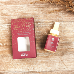 Pura x Capri Blue | Replacement Fragrance Inserts for Smart Home Diffuser | Tinsel & Spice Glimmer