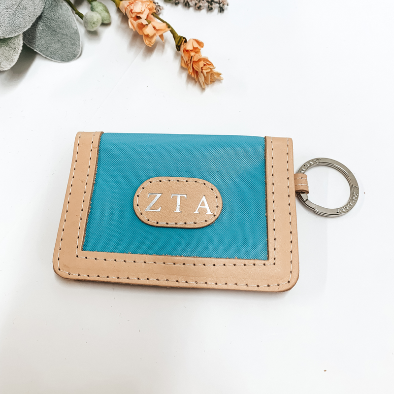 Jon Hart | ID Wallet in Ocean Blue with Silver ZTA Hot Stamp