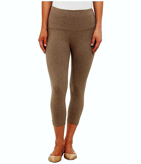 Last Chance Size Small | Lysse Premium Tummy Control Capri Length Leggings  WICKER MEALANGE | Trendy pieces for all shapes and sizes.