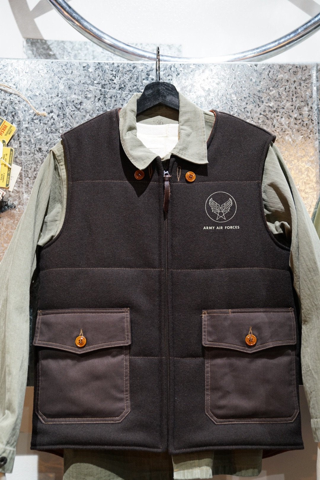 Buzz Rickson’s wool vest 30% Off moving