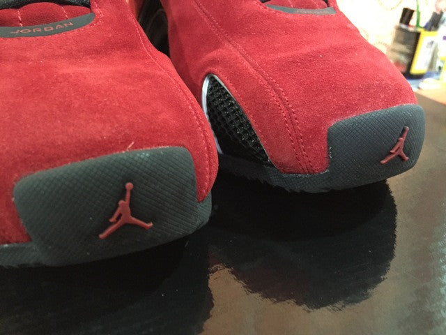 jordan retro 21 red suede