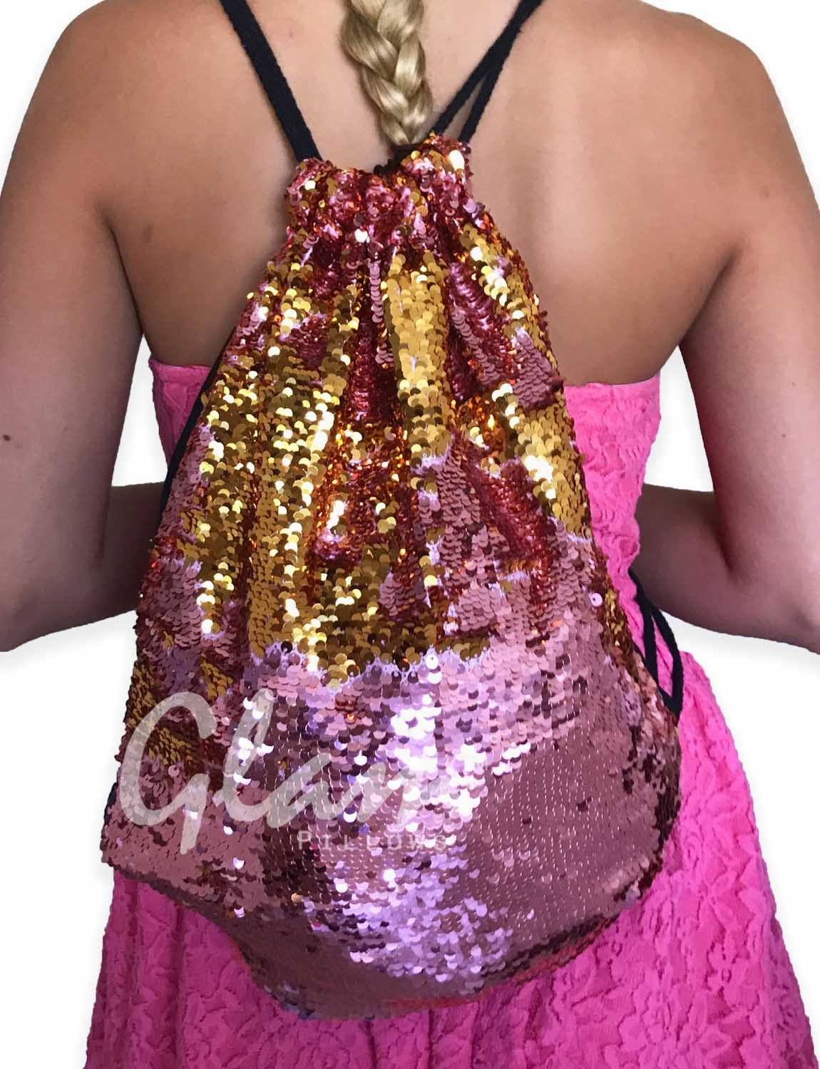 rose gold dance bag