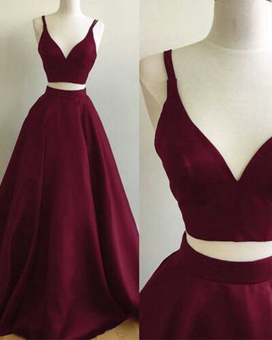 burgundy 8th grade formal dresses