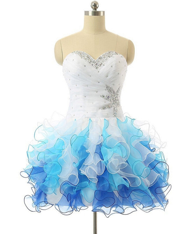 Fajarv: Short 8th Grade Blue Prom Dresses