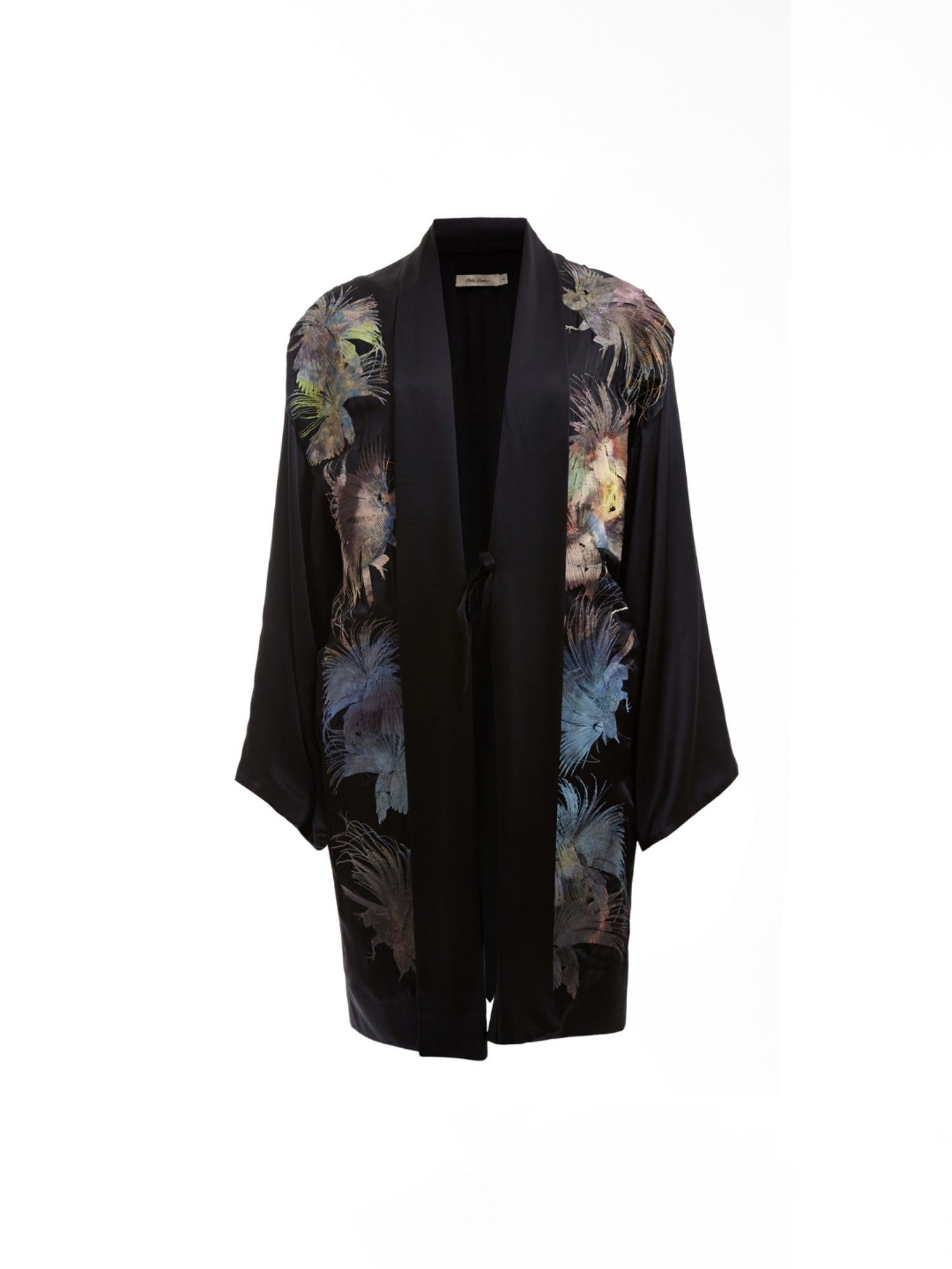 DAVONNA SHORT KIMONO BLACK