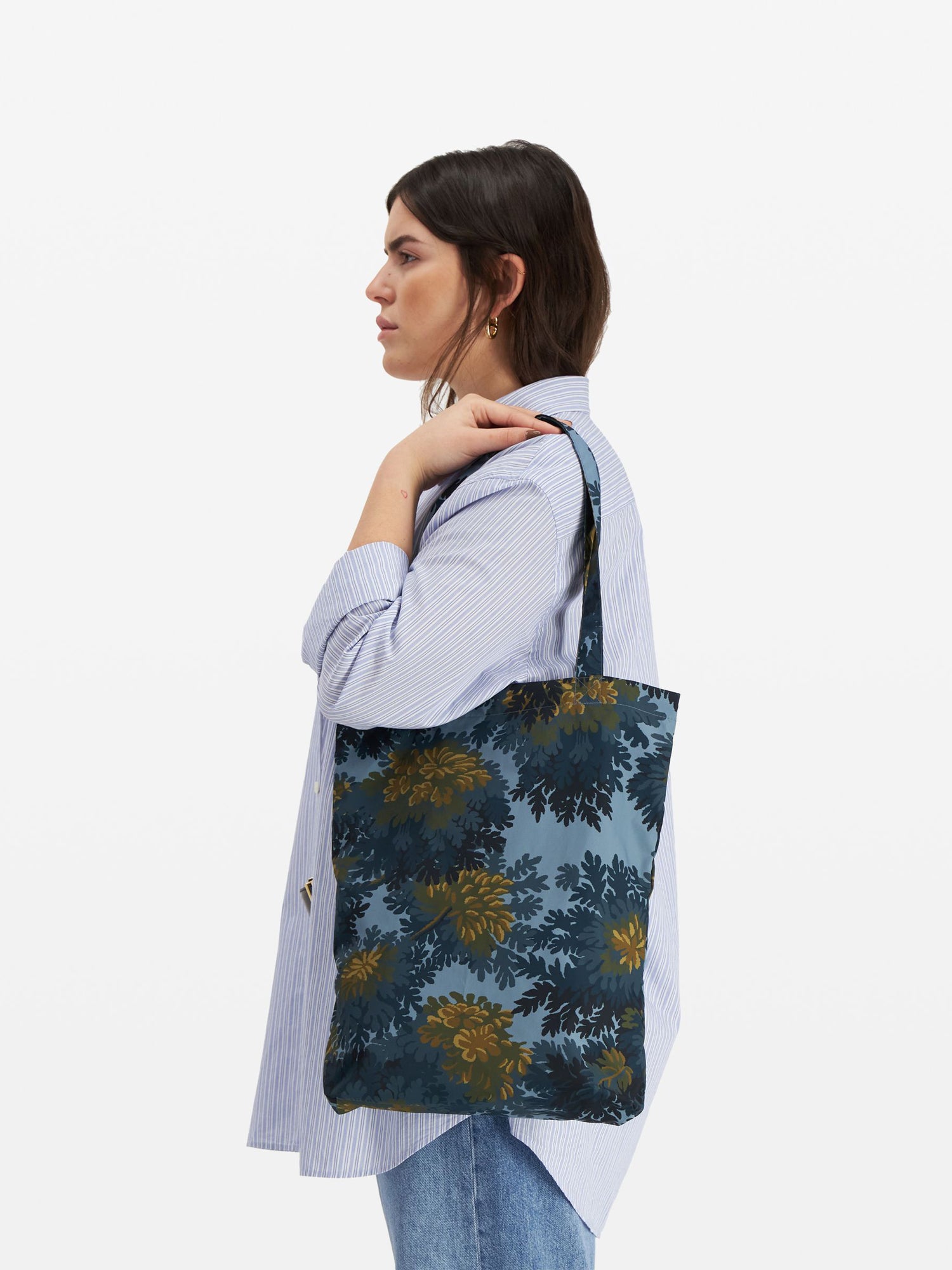 SHOPPER BAG FONTAINEBLEAU NAVY/MARINE