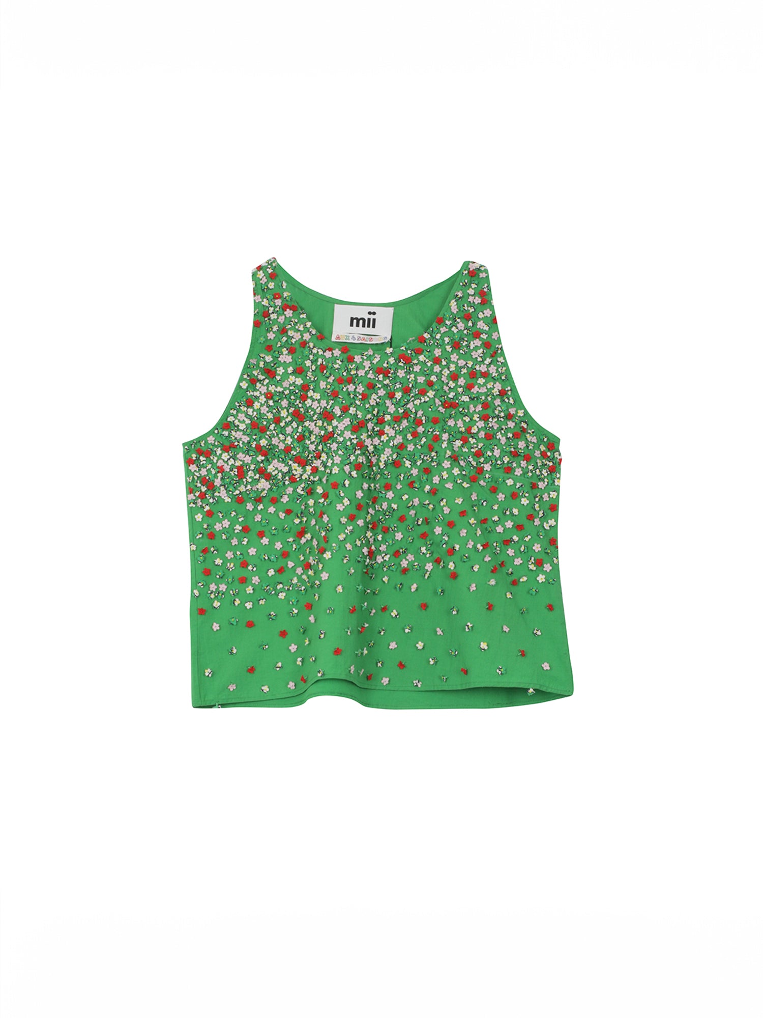 LOLA PRINTEMPS TOP GREEN