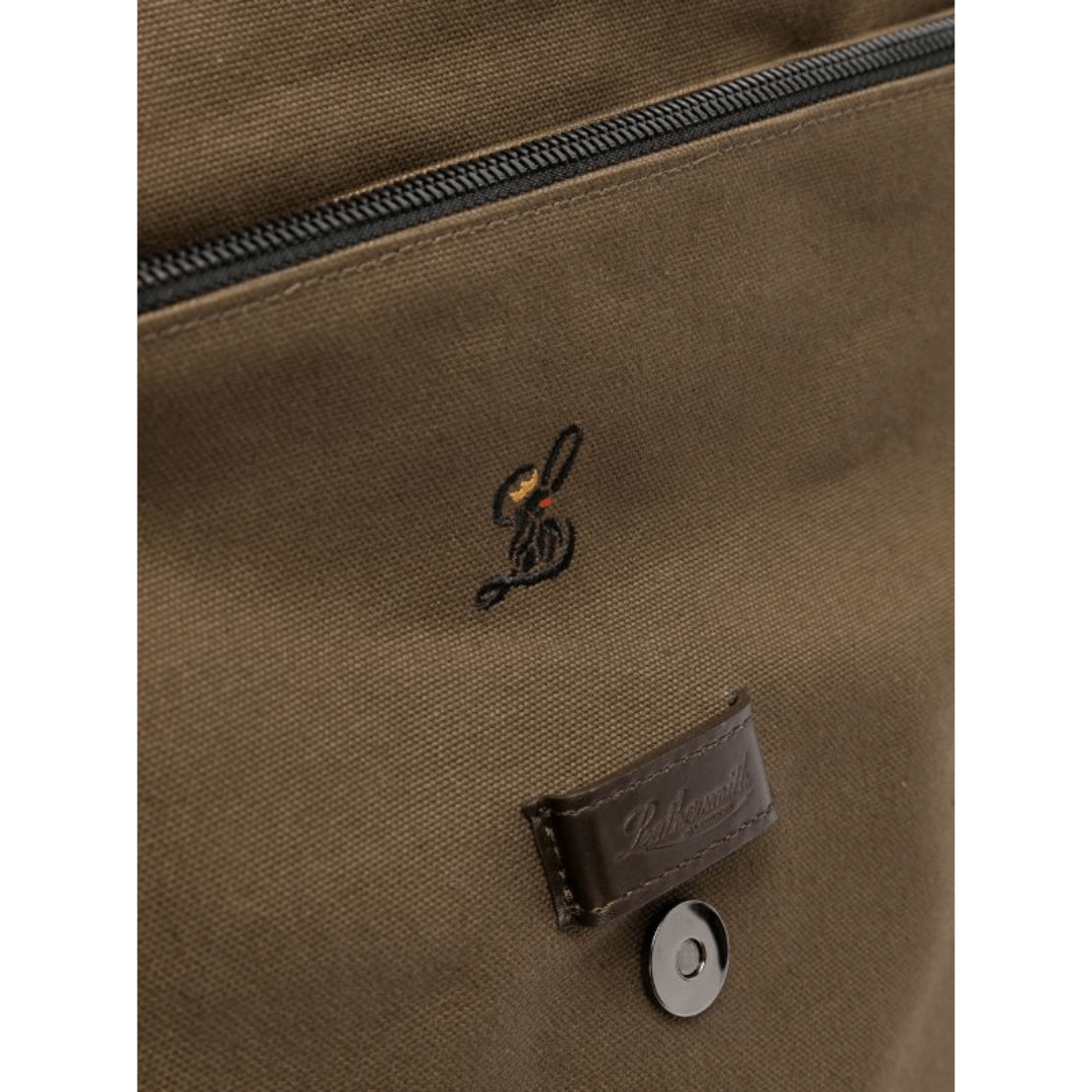 CANVAS PLAIN MESSENGER BAG KHAKI